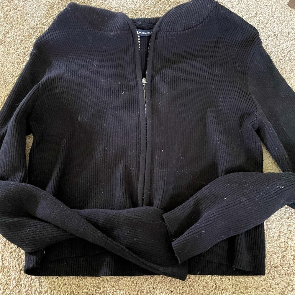 Brandy Melville cute little black jacket! Excuse the little pieces of lint!